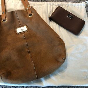 Ugg Hobo Bag + Wallet + Slip Cover